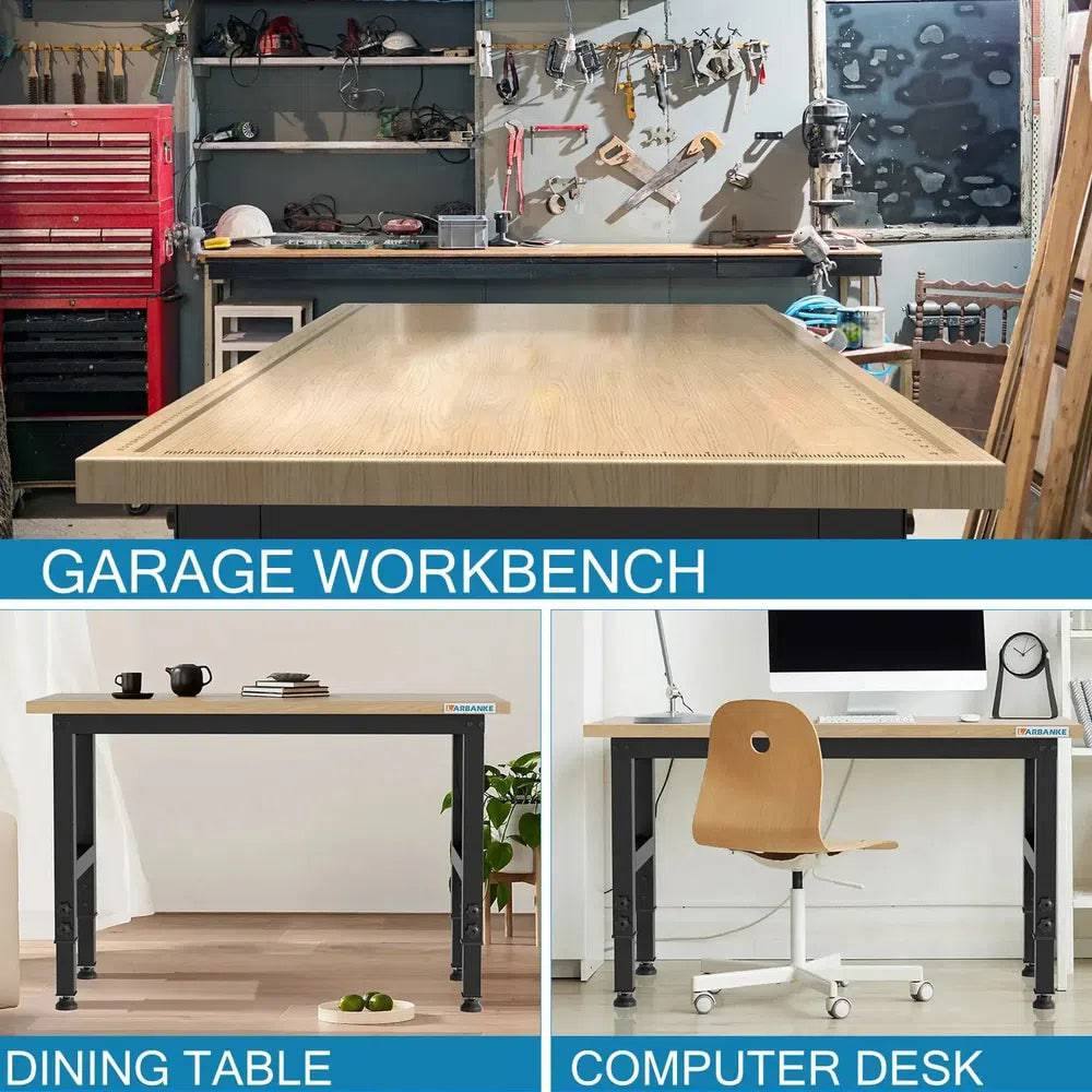 Heavy Duty Garage Workbench