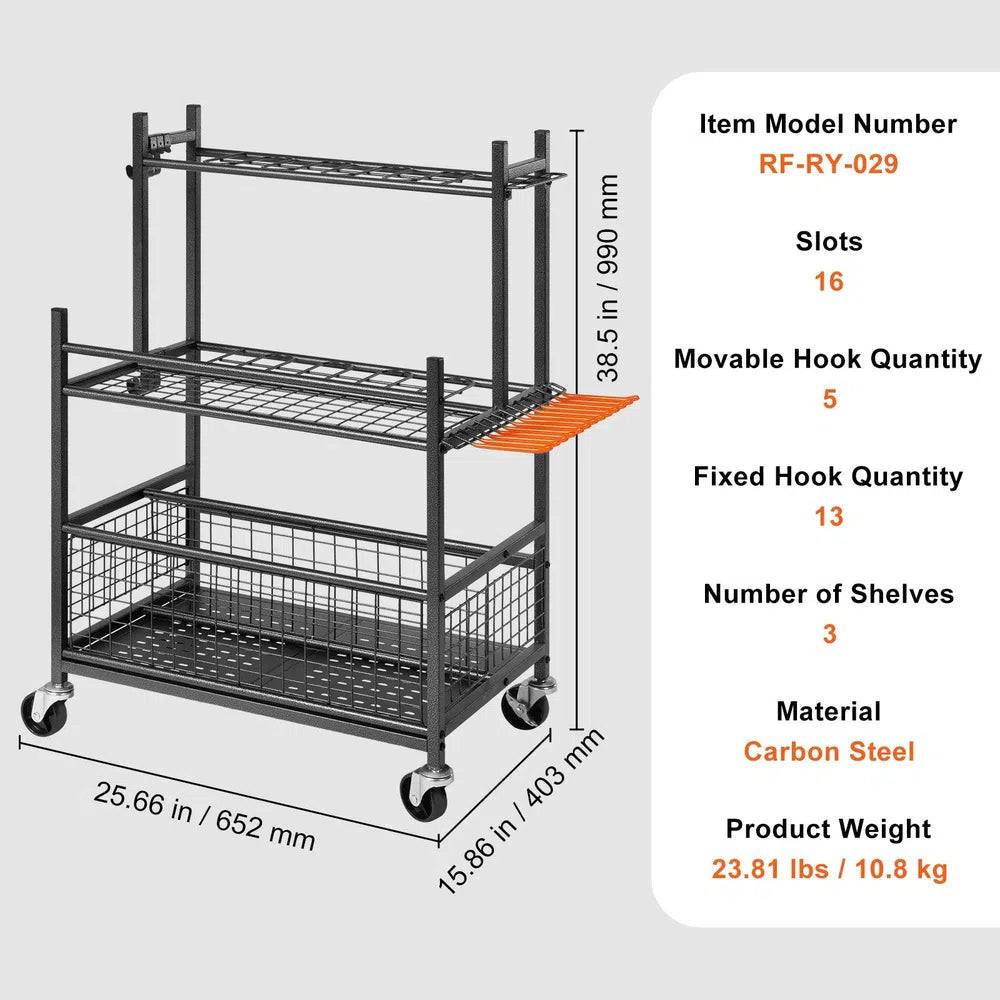Heavy Duty Garden Tools Storage Organiser