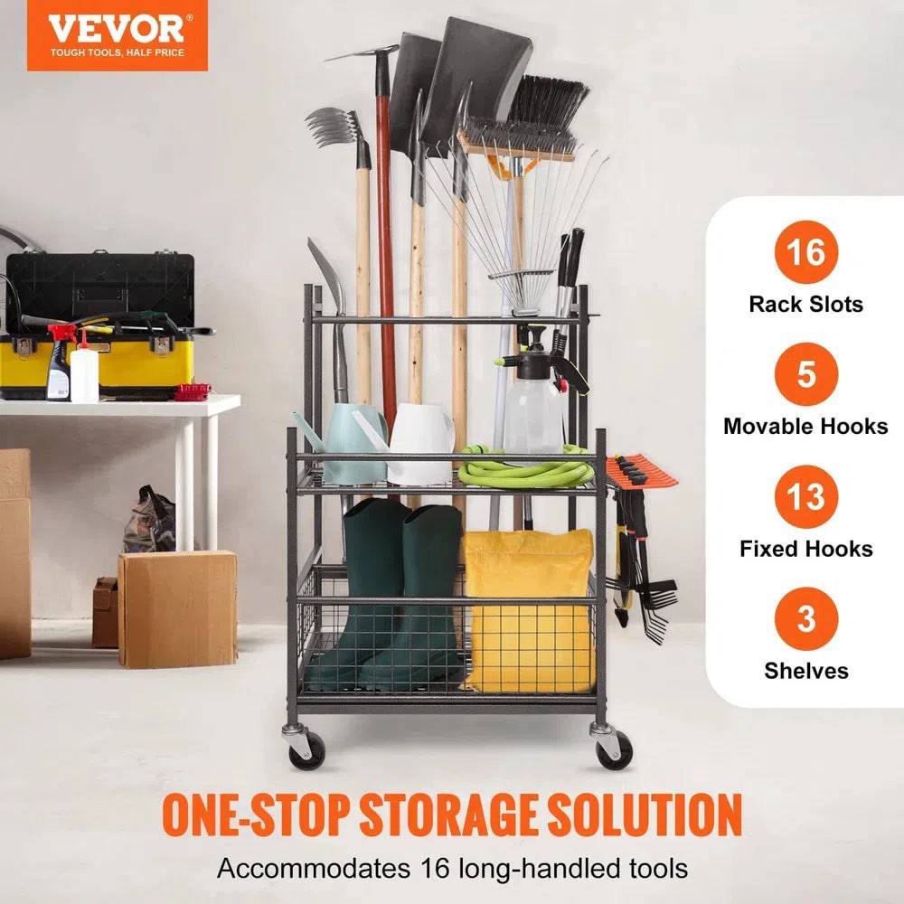 Heavy Duty Garden Tools Storage Organiser