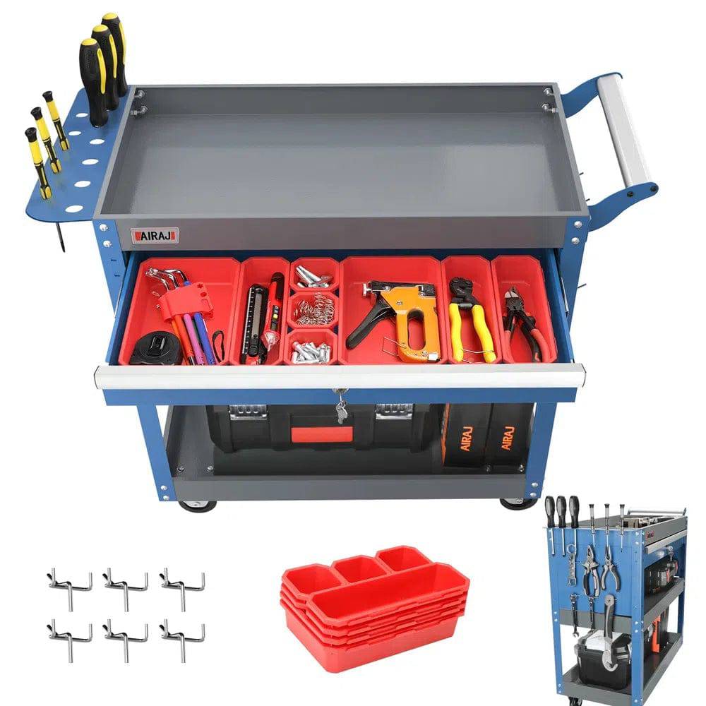 Large Tool Trolley with Sliding Drawers