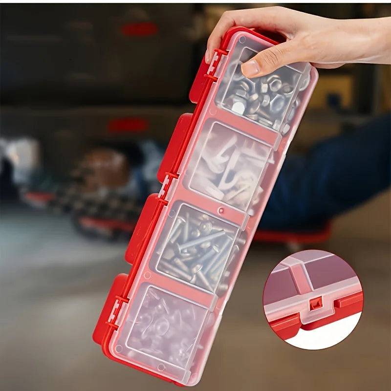 Multi-Compartment Organiser Box for Screws & Small Parts
