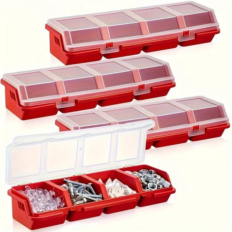 Multi-Compartment Organiser Box for Screws & Small Parts