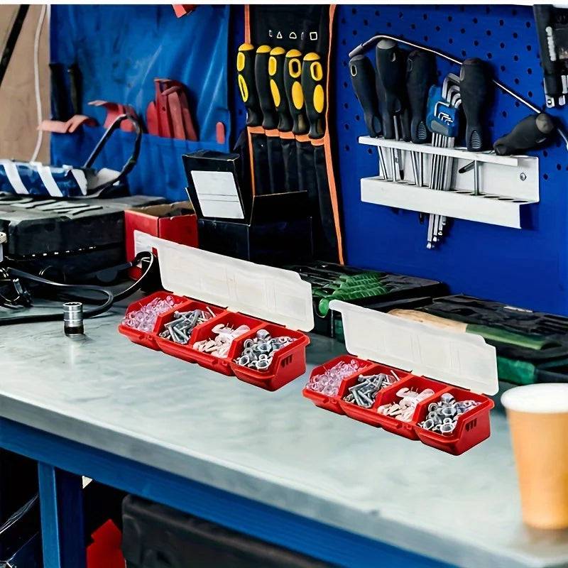 Multi-Compartment Organiser Box for Screws & Small Parts