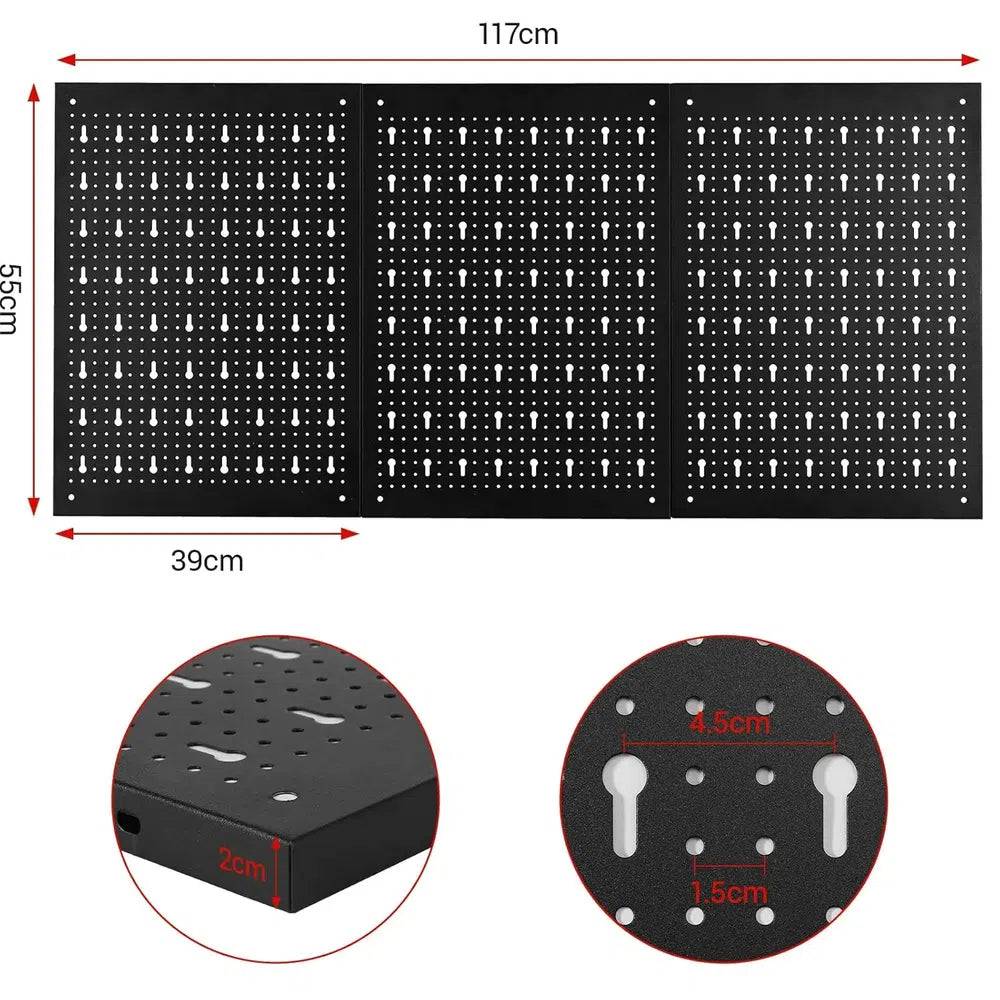 Perforated Tool Wall Mount