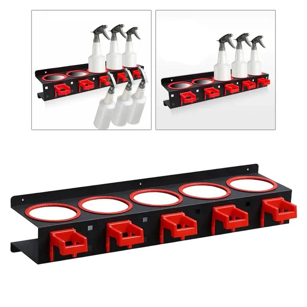 Spray Bottle Storage Rack