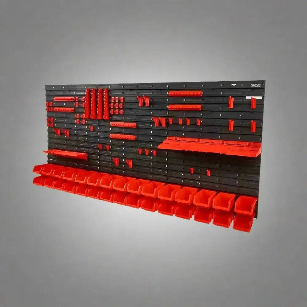 Wall Mounted Storage Bins 30-Bin Parts Rack