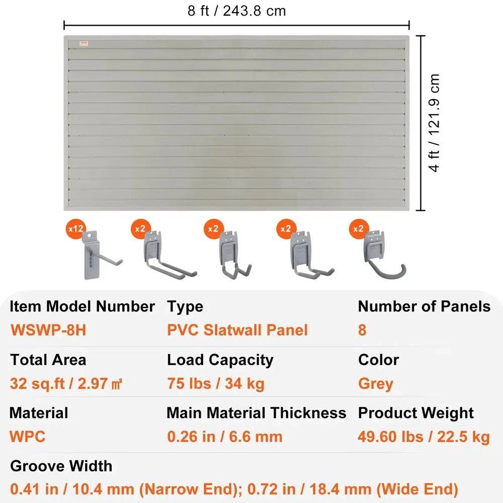 PVC Slatwall Panels