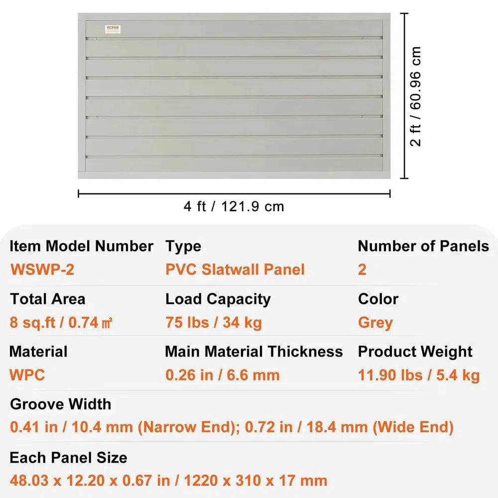 PVC Slatwall Panels