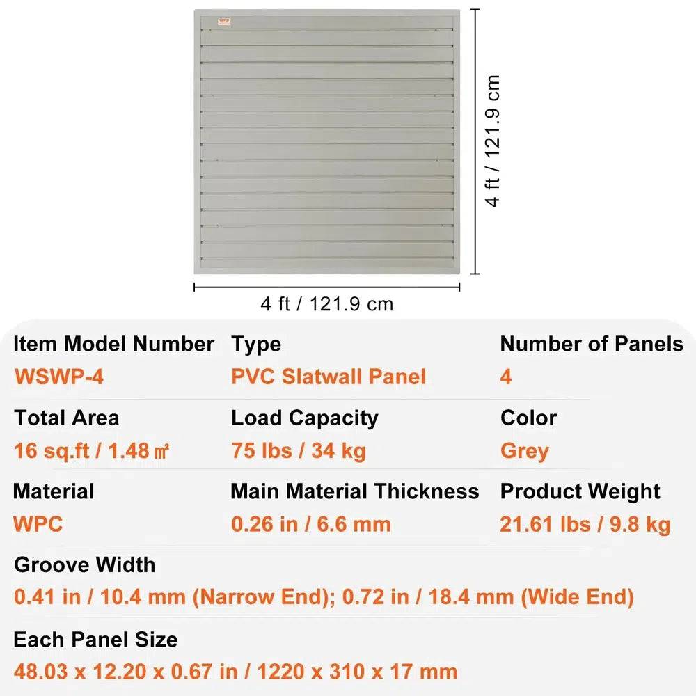 PVC Slatwall Panels