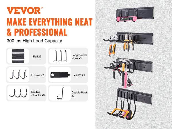 Heavy-Duty Wall-Mounted Tool Organiser