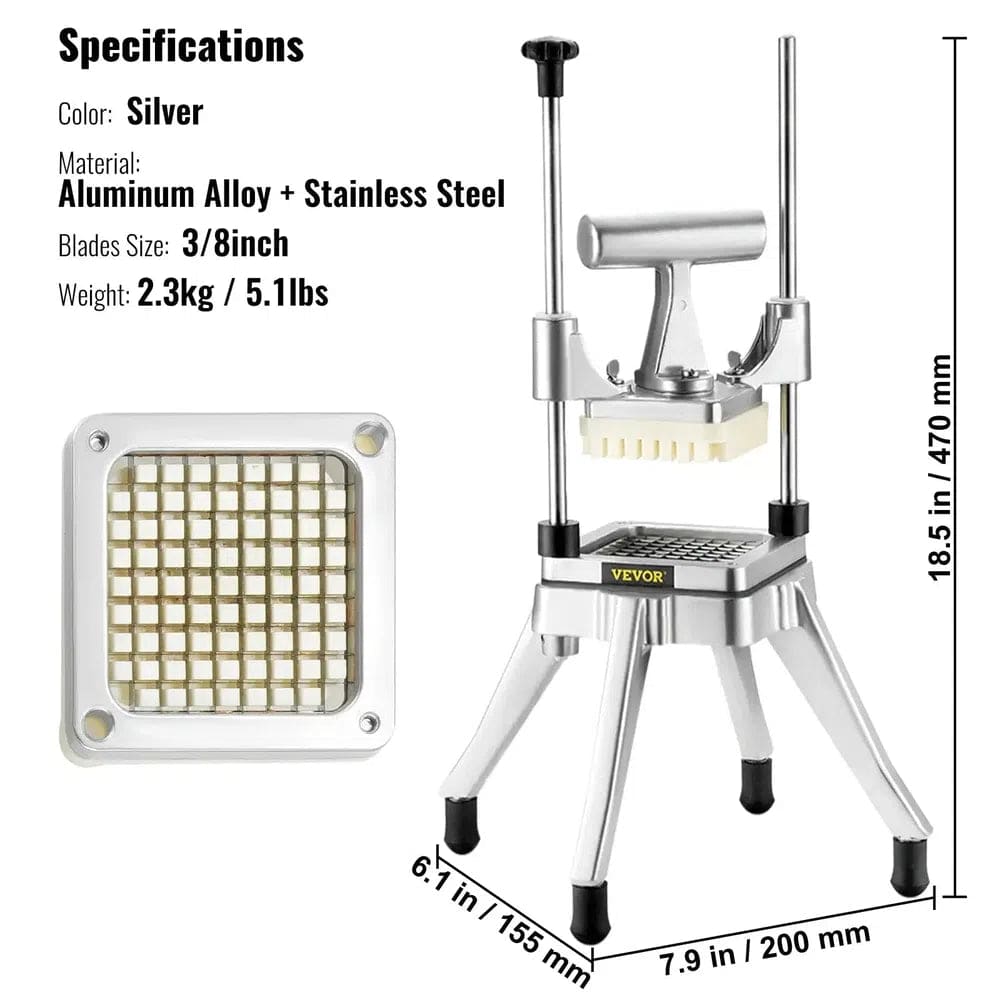 Manual Fruit Vegetable Dicer Cutter