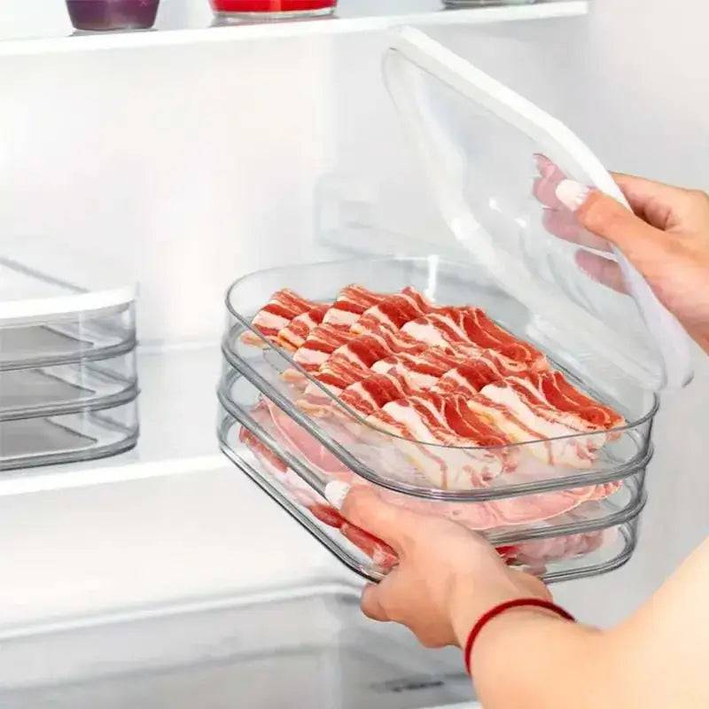 Bacon Keeper With Lid Leakproof Deli Meat Container