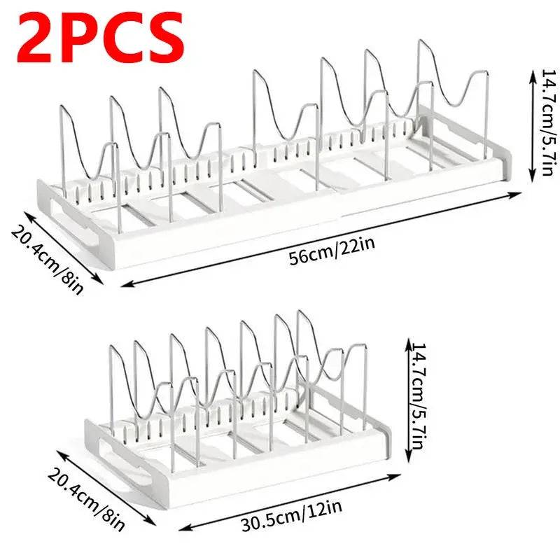Telescopic Pot Rack Organiser
