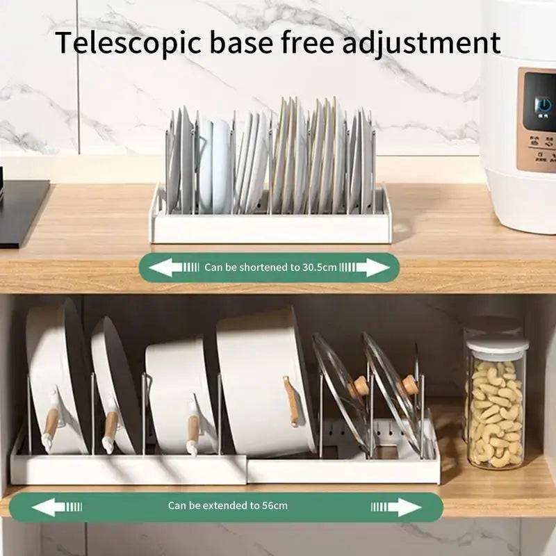 Telescopic Pot Rack Organiser