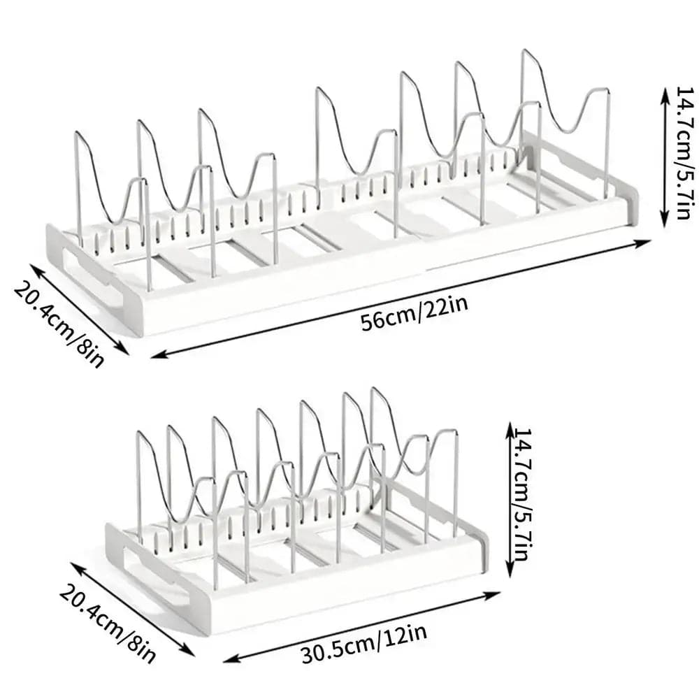 Telescopic Pot Rack Organiser