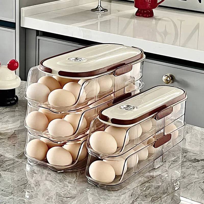Multi-layer Rolling Egg Storage Box
