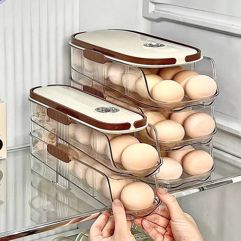 Multi-layer Rolling Egg Storage Box