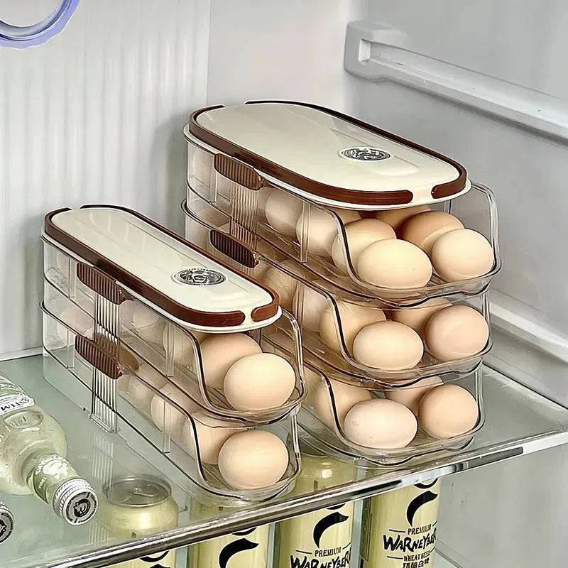 Multi-layer Rolling Egg Storage Box