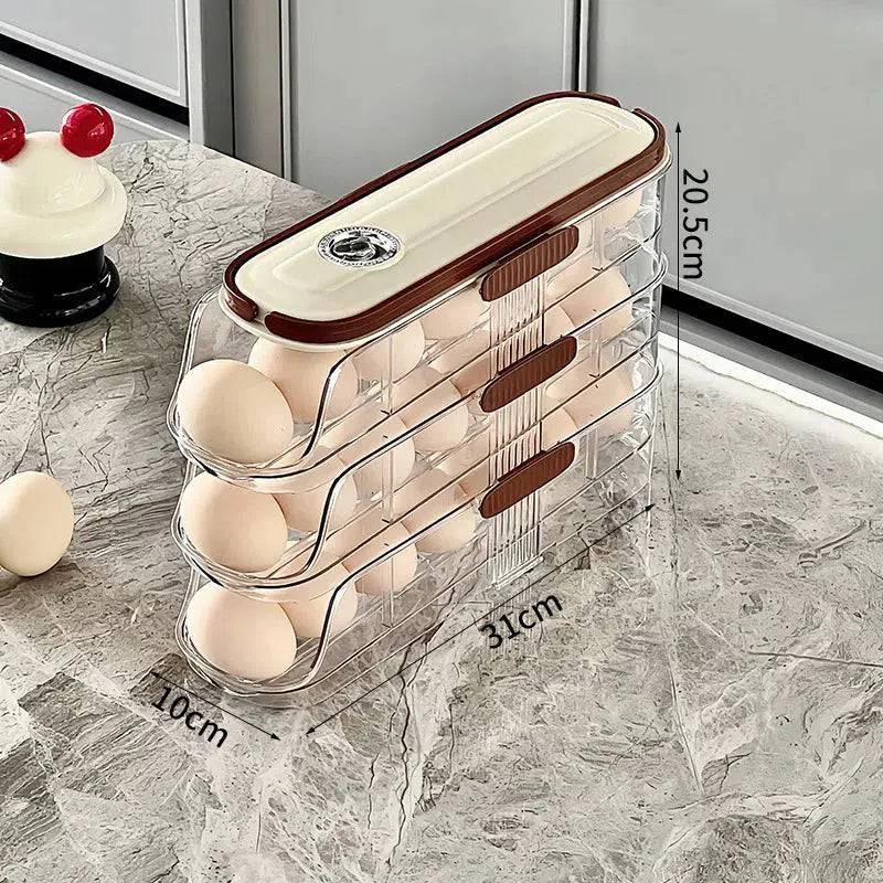 Multi-layer Rolling Egg Storage Box