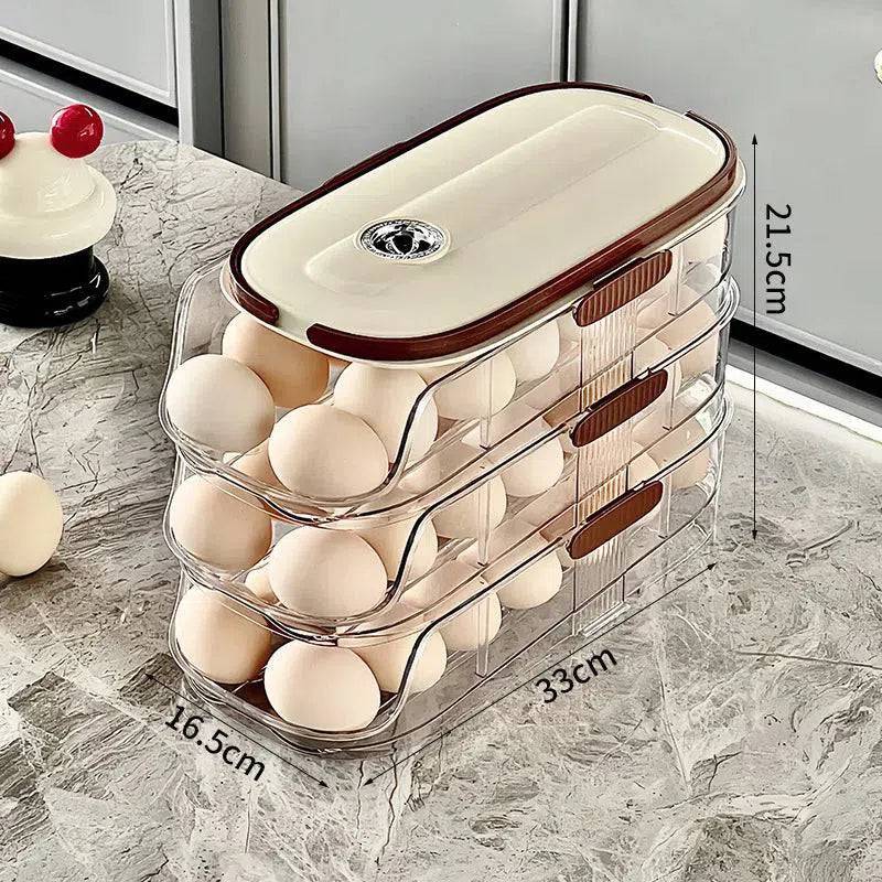 Multi-layer Rolling Egg Storage Box