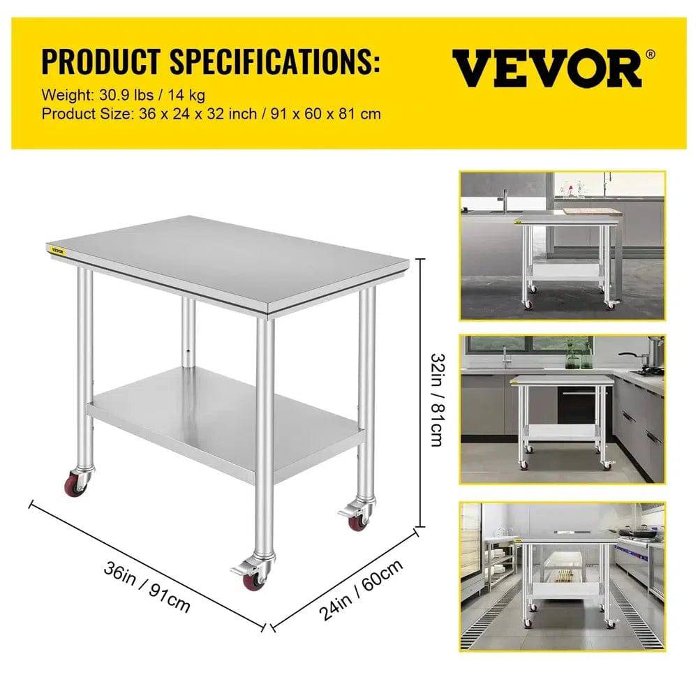 Stainless Steel Work Table