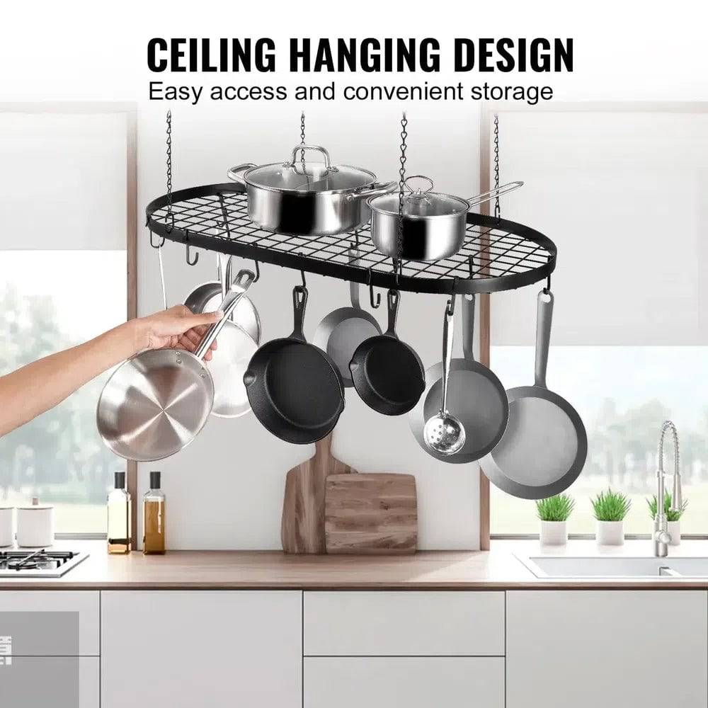 Hanging Pot Rack Ceiling Mount