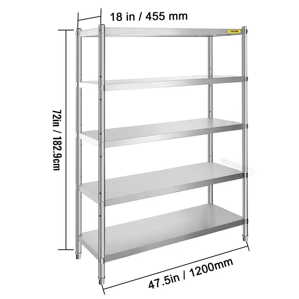 Stainless Steel Commercial Storage Rack