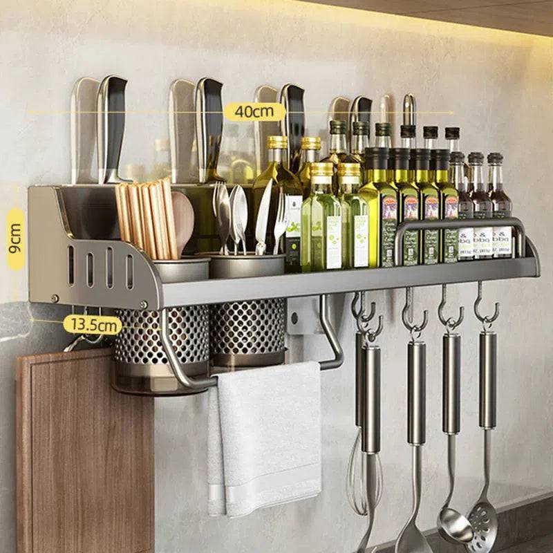 Aluminium Knife and Spice Organiser
