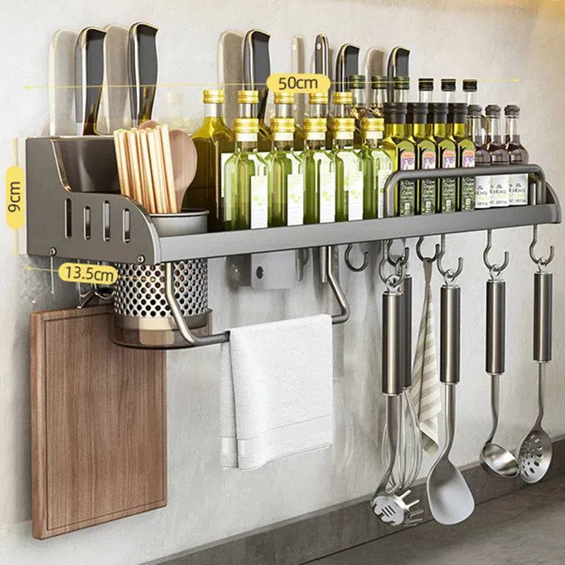 Aluminium Knife and Spice Organiser