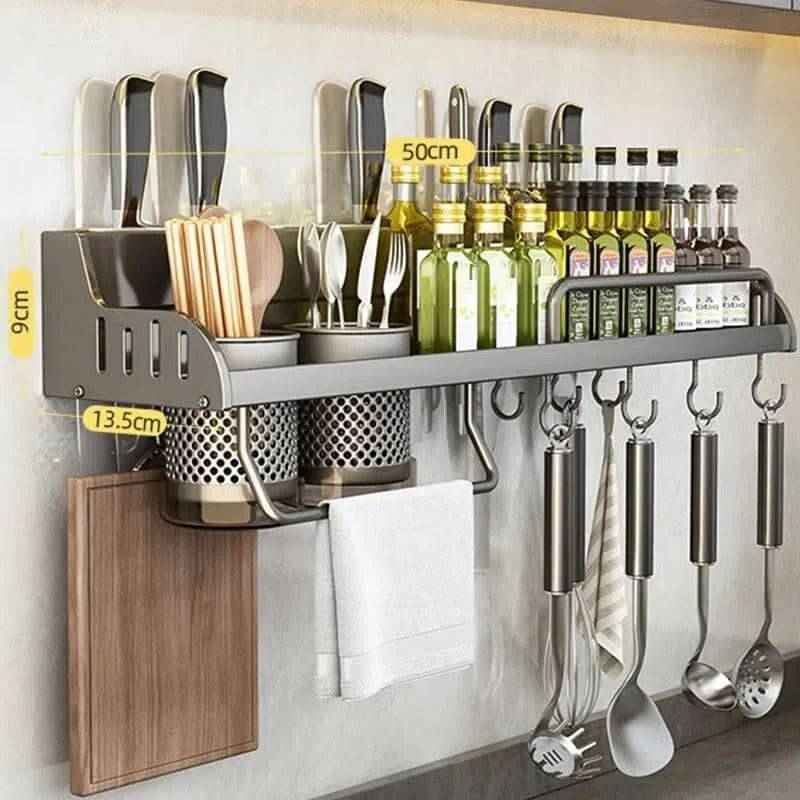 Aluminium Knife and Spice Organiser