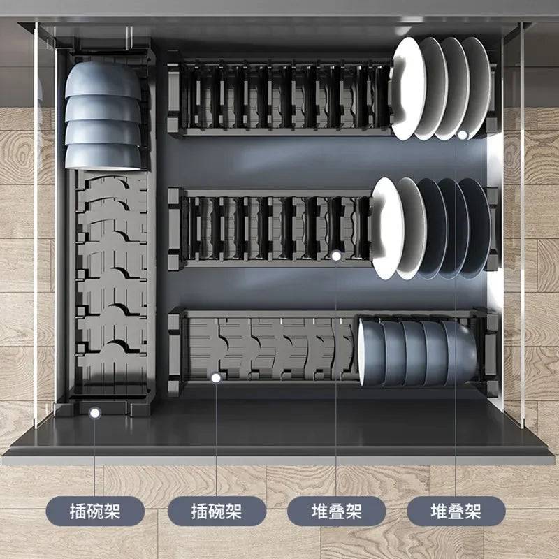 Space-Saving Dish Rack