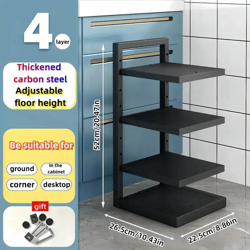 Adjustable Pot Rack Organiser