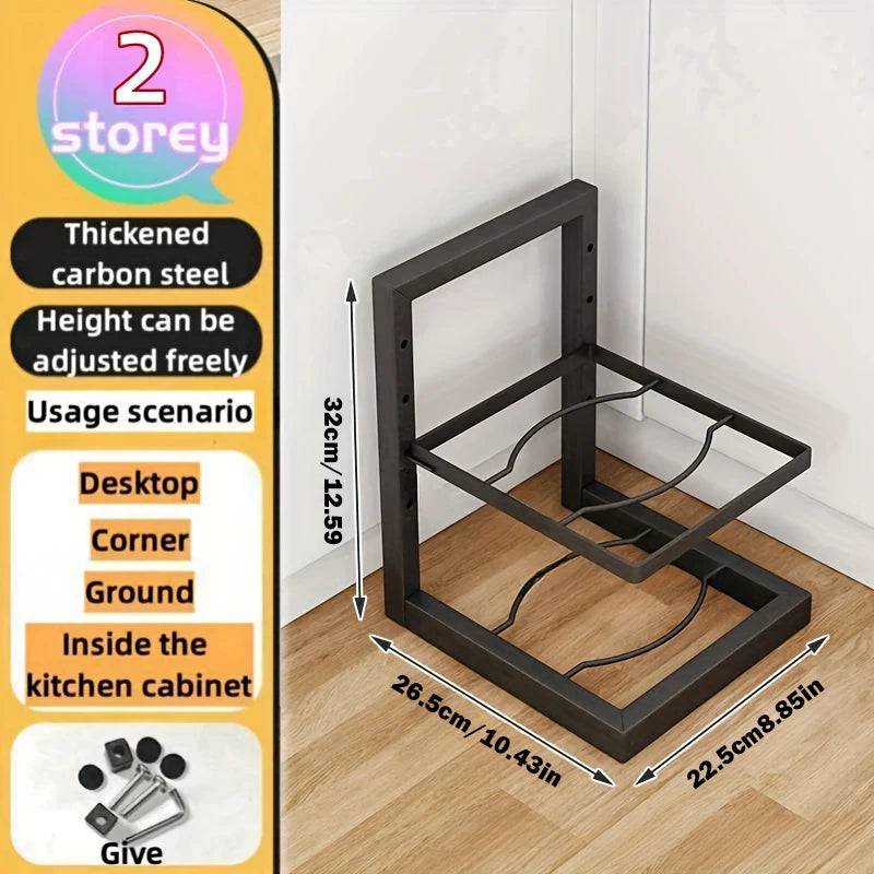 Adjustable Pot Rack Organiser