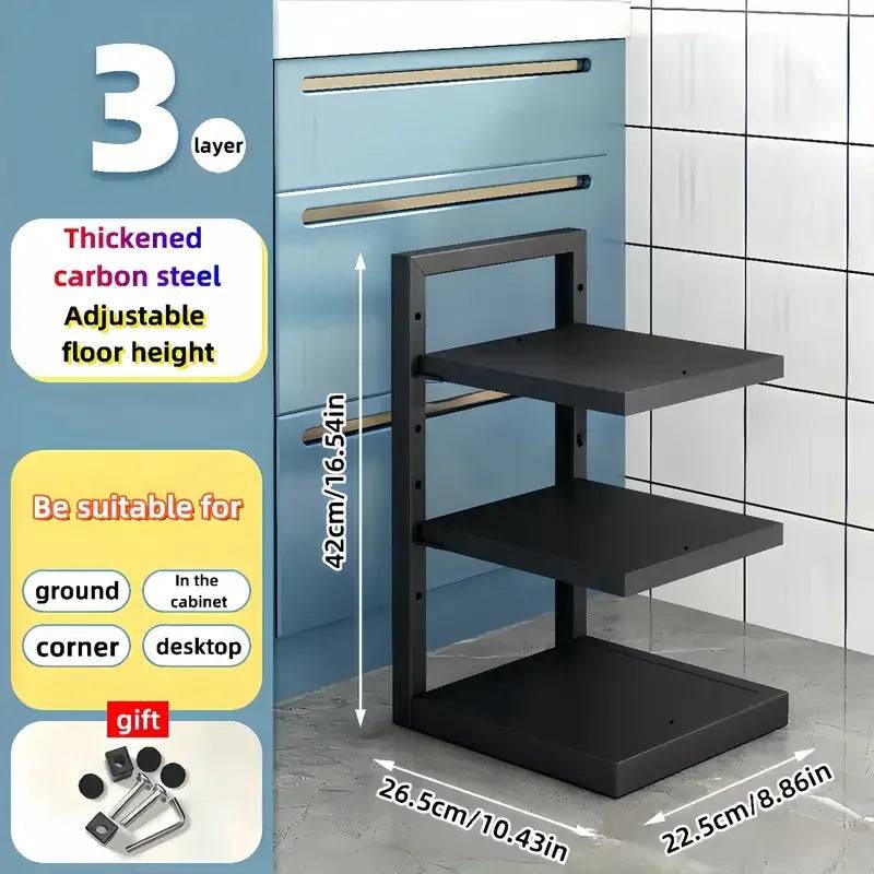 Adjustable Pot Rack Organiser