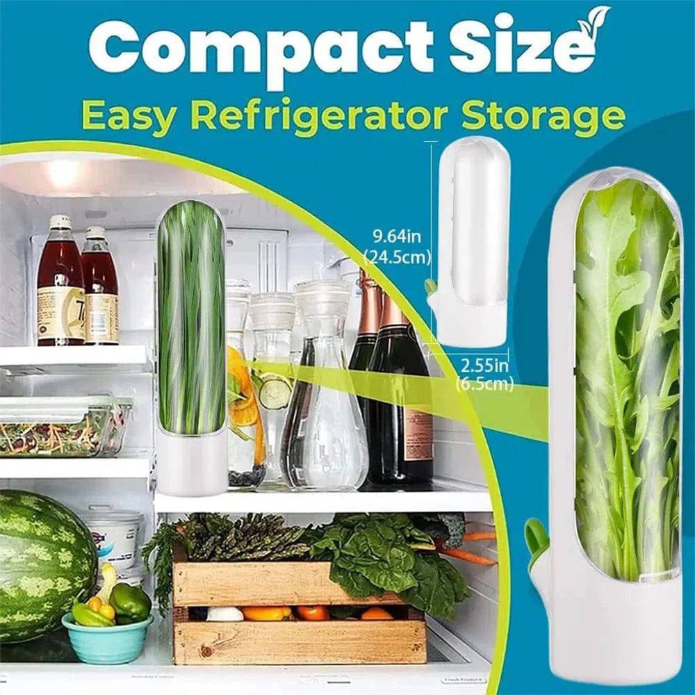 White Herb Saver Storage Container