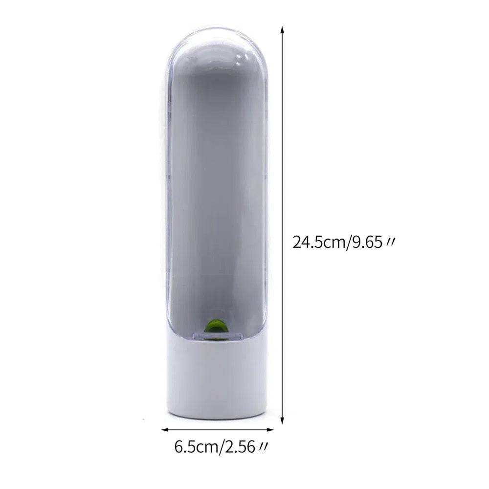 White Herb Saver Storage Container
