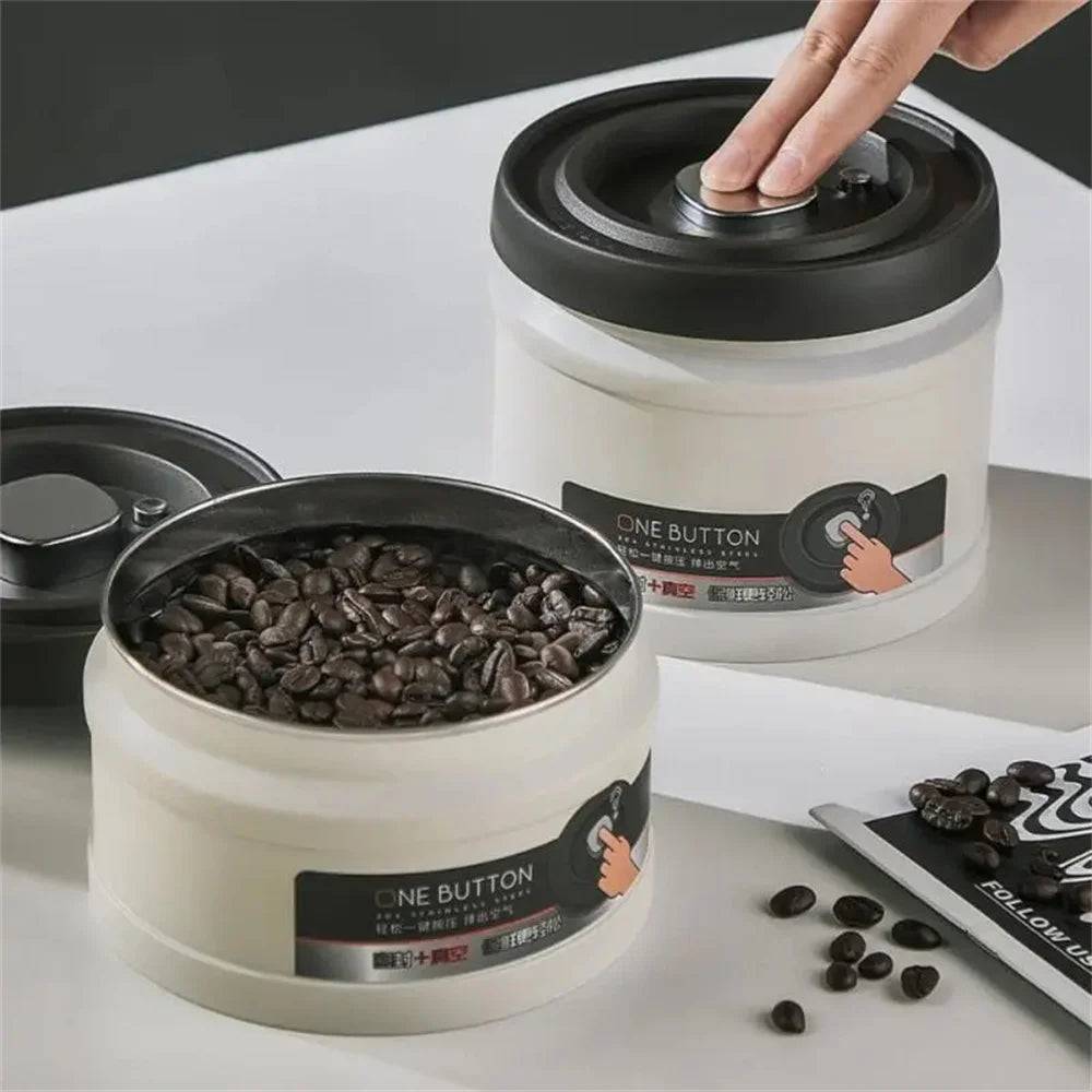 Vacuum Pump Coffee Canister