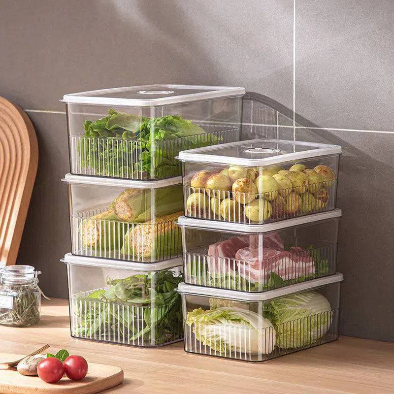 Versatile Refrigerator Storage Box with Lid