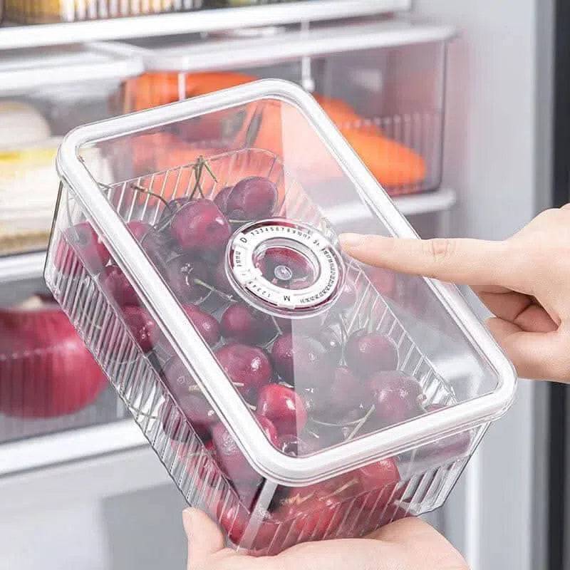 Versatile Refrigerator Storage Box with Lid