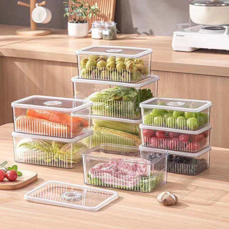 Versatile Refrigerator Storage Box with Lid