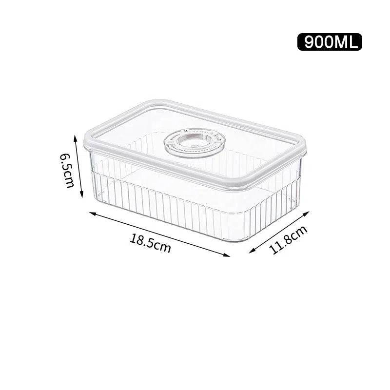 Versatile Refrigerator Storage Box with Lid