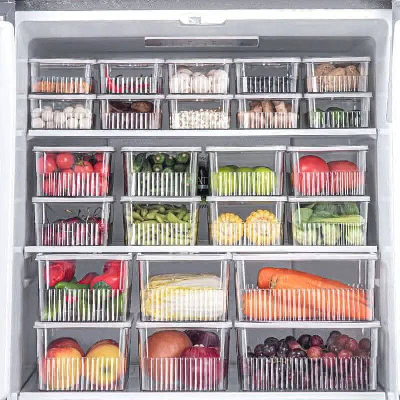 Versatile Refrigerator Storage Box with Lid