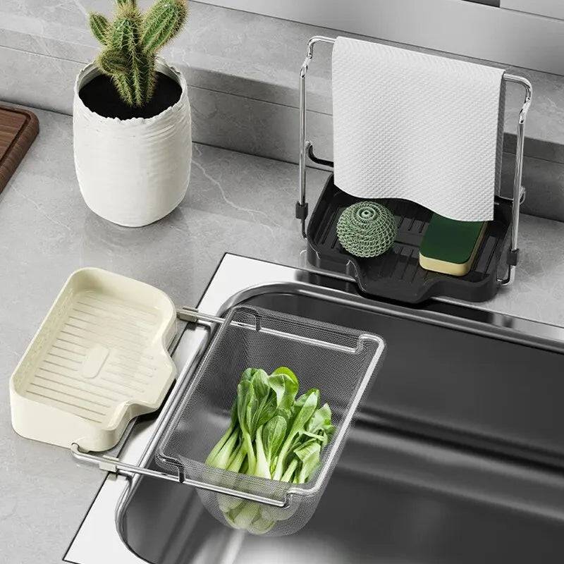 Kitchen Sink Strainer Drainage Shelf