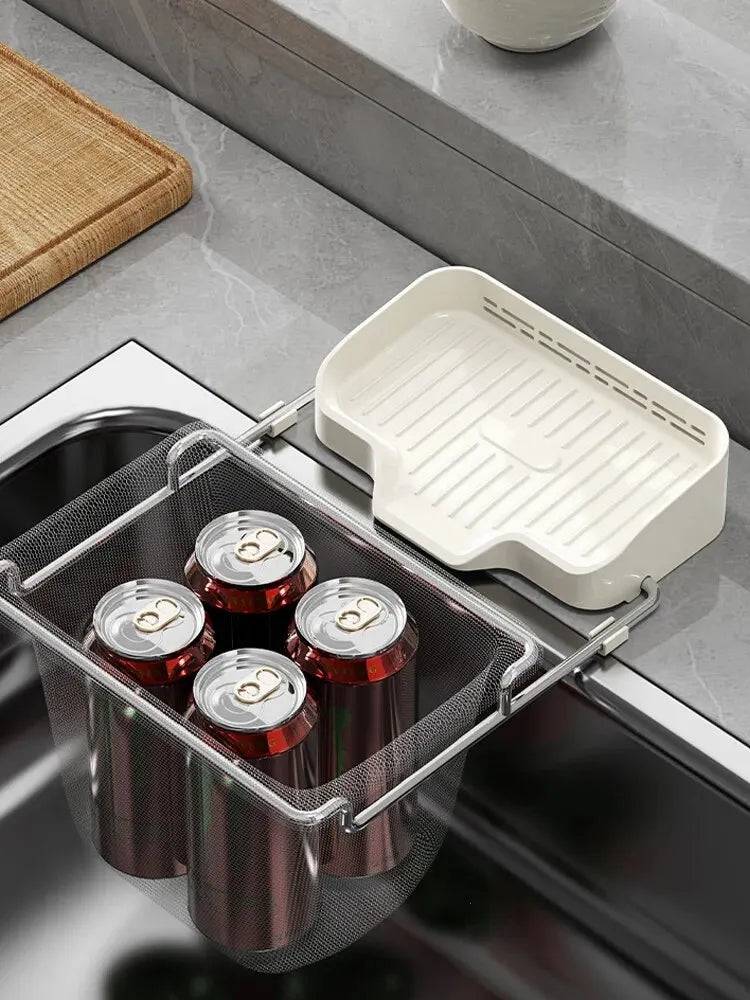 Kitchen Sink Strainer Drainage Shelf