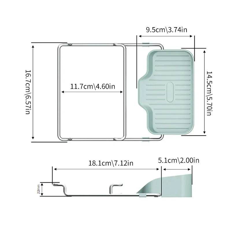 Kitchen Sink Strainer Drainage Shelf