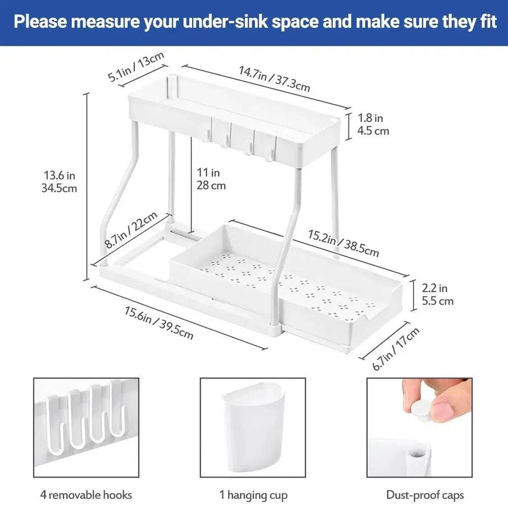 Kitchen Storage Under Sink Organiser