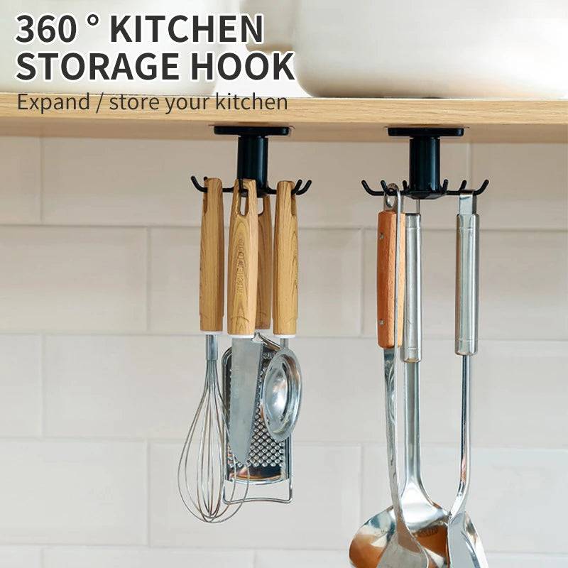 Perforation-Free Kitchen Utensil Holder