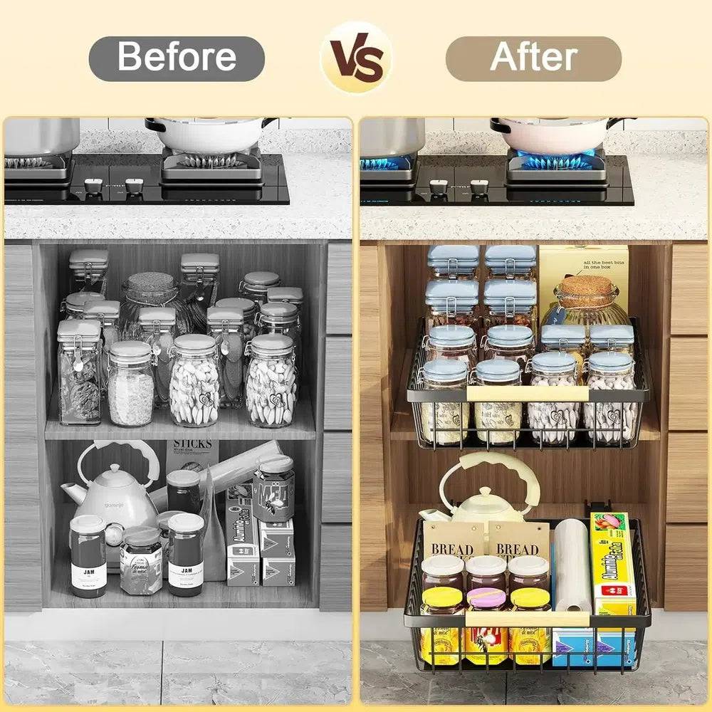 Sliding Pull Out Cabinet Organiser