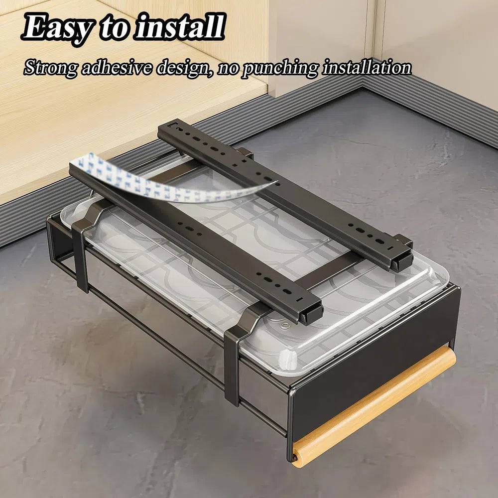 Pull-Out Sliding Drawer Kitchen Organiser