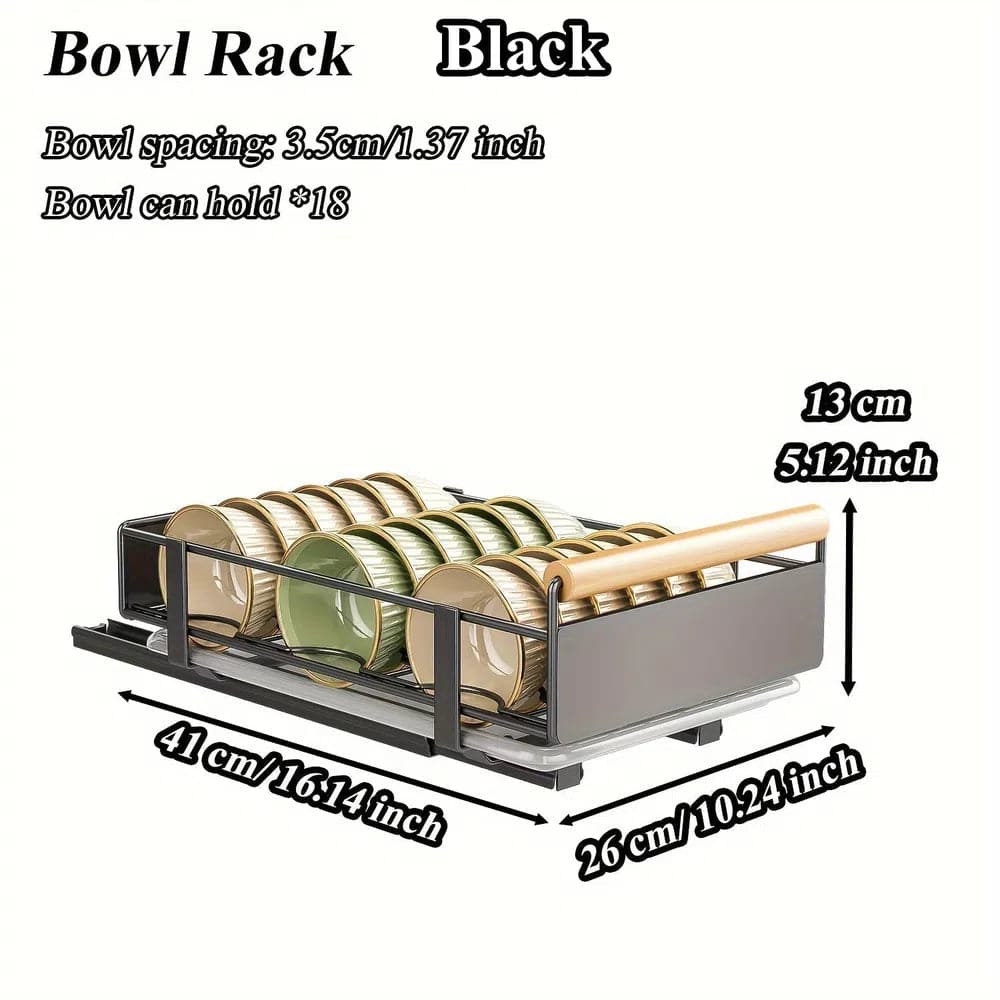 Pull-Out Sliding Drawer Kitchen Organiser